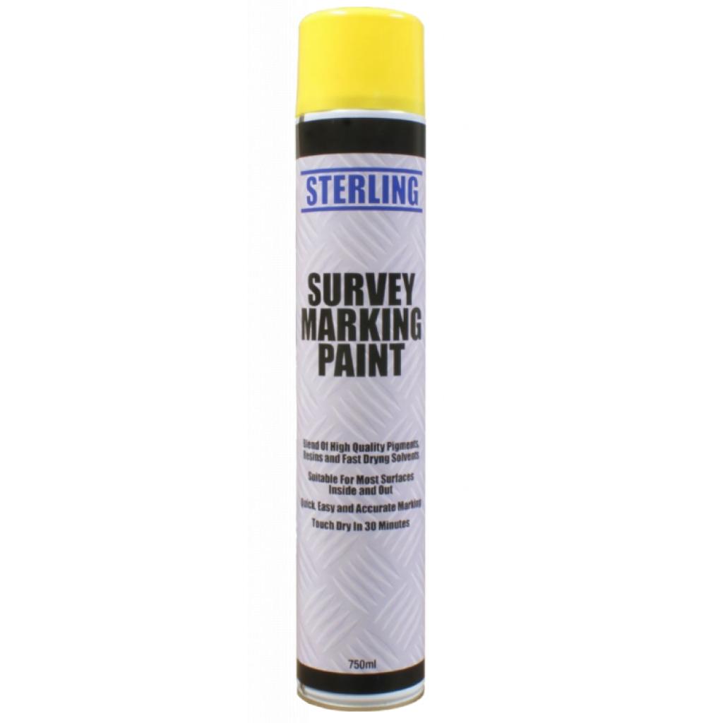 Line Marker Aerosol/Survey Spray (750ml) Sports Field Grass Pitch Car