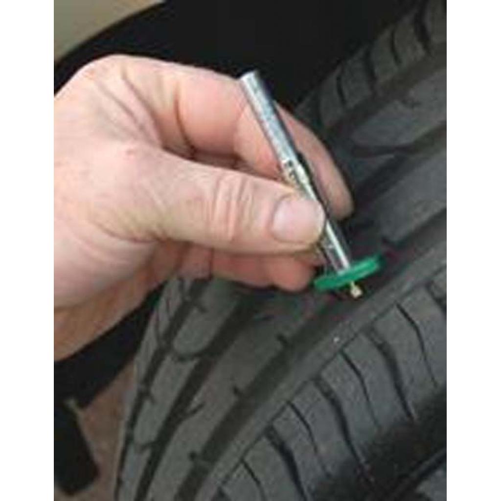 Jazooli Pocket Metal Tyre Tread Depth Gauge Motorbike Car Truck Lorry Wheel Safety Check 