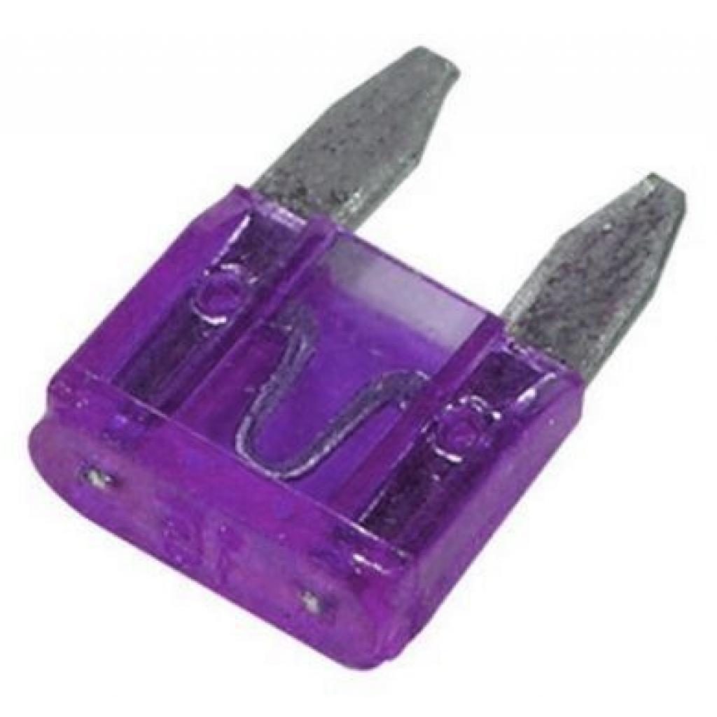MINI Blade Fuses 3 Amp (Purple) 3A Purple Mini Small Blade Wedge