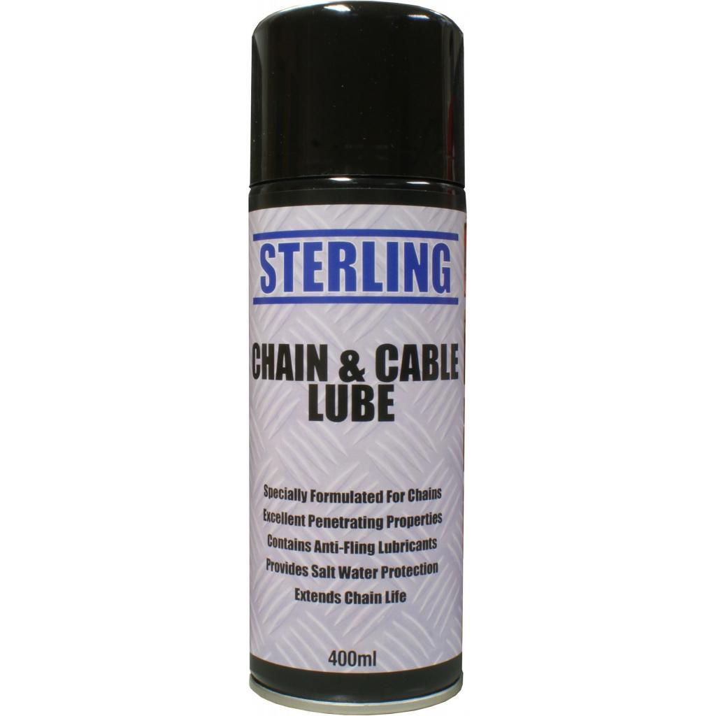 Sterling Chain and Cable Lube Aerosol/Spray (400ml) Lubrication Bike Car Motorcycle Spray Can