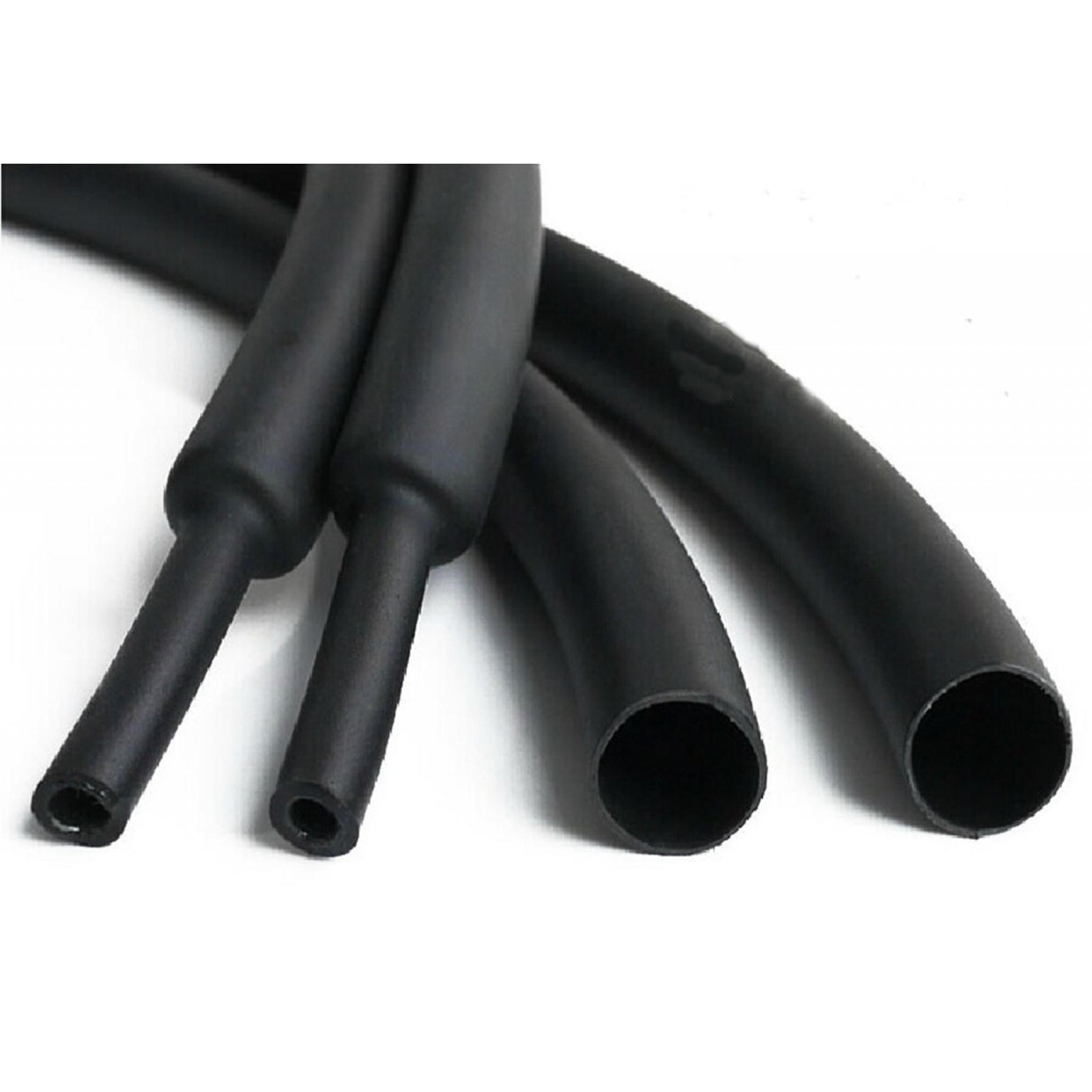 5M Φ5mm Black Heat Shrink Tube 2:1 Car Cable Wire Electrical Tubing Sleeving