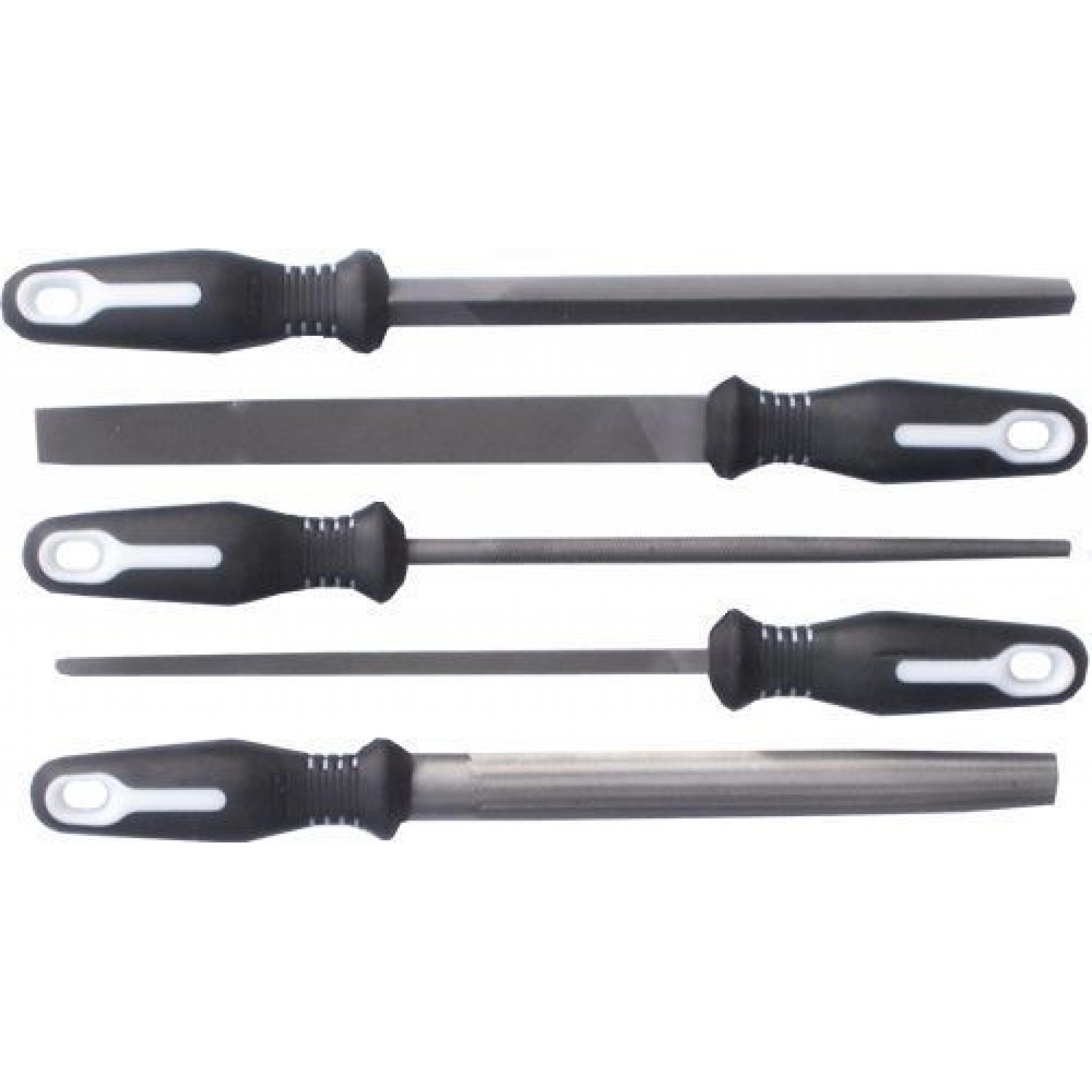 Silverline File Set (5 piece) Assorted Metal File Set 250mm Mechanic