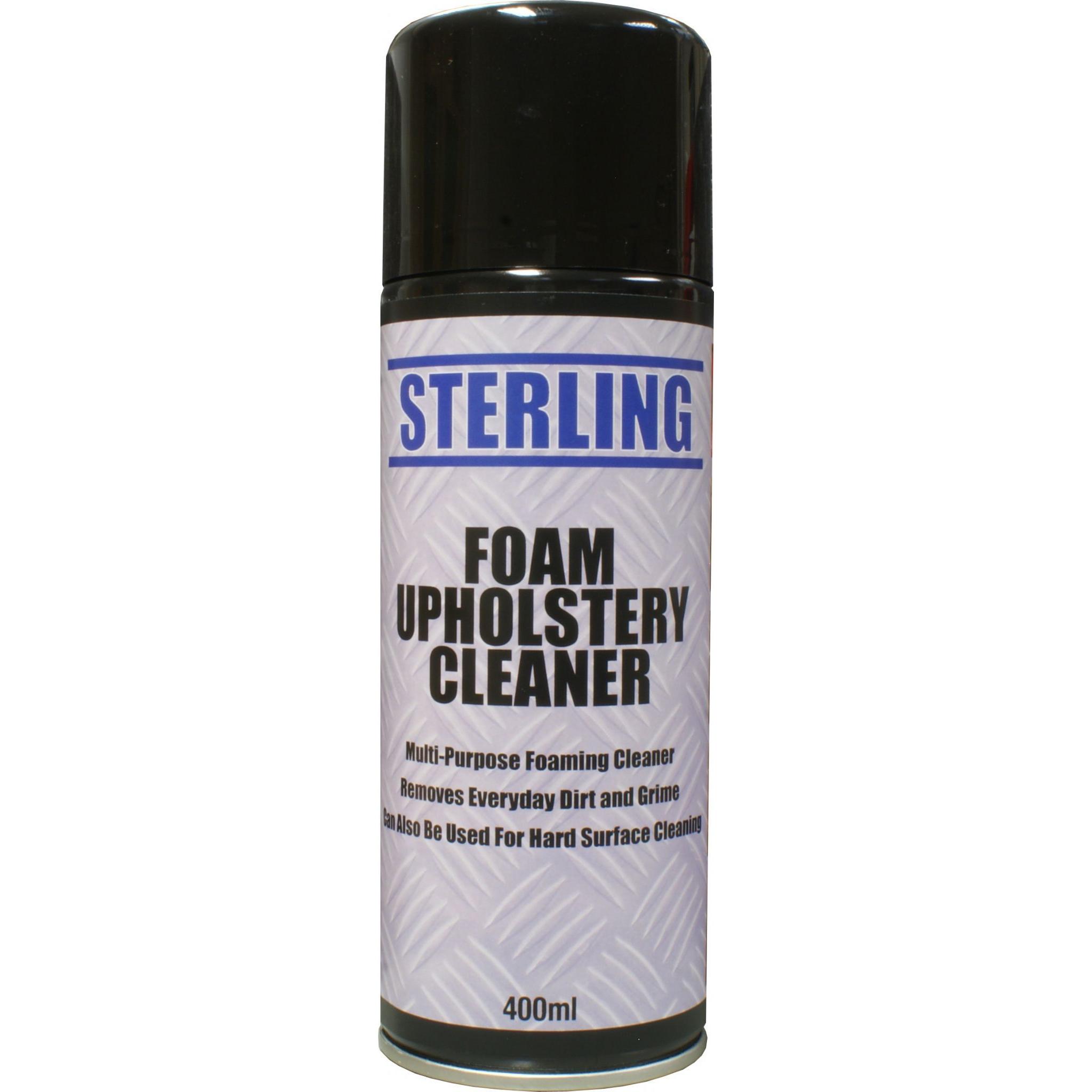 Sterling Foam Upholstery Cleaner Aerosol Spray (400ml) - Dirt Grime 