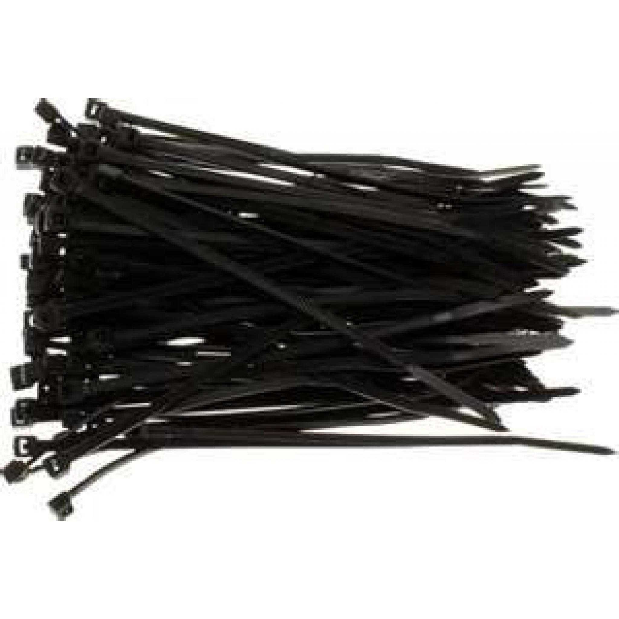 Cable Ties 300mm x 3.6mm Full Box - Nylon Plastic Zip Wire Tie Wraps ...