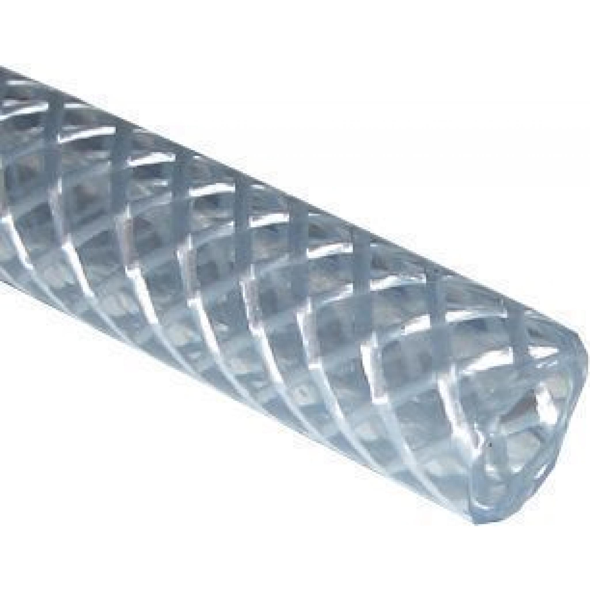 PVC Clear Braided Tubing 1/4 (30m) Reinforced Hose Water Garden