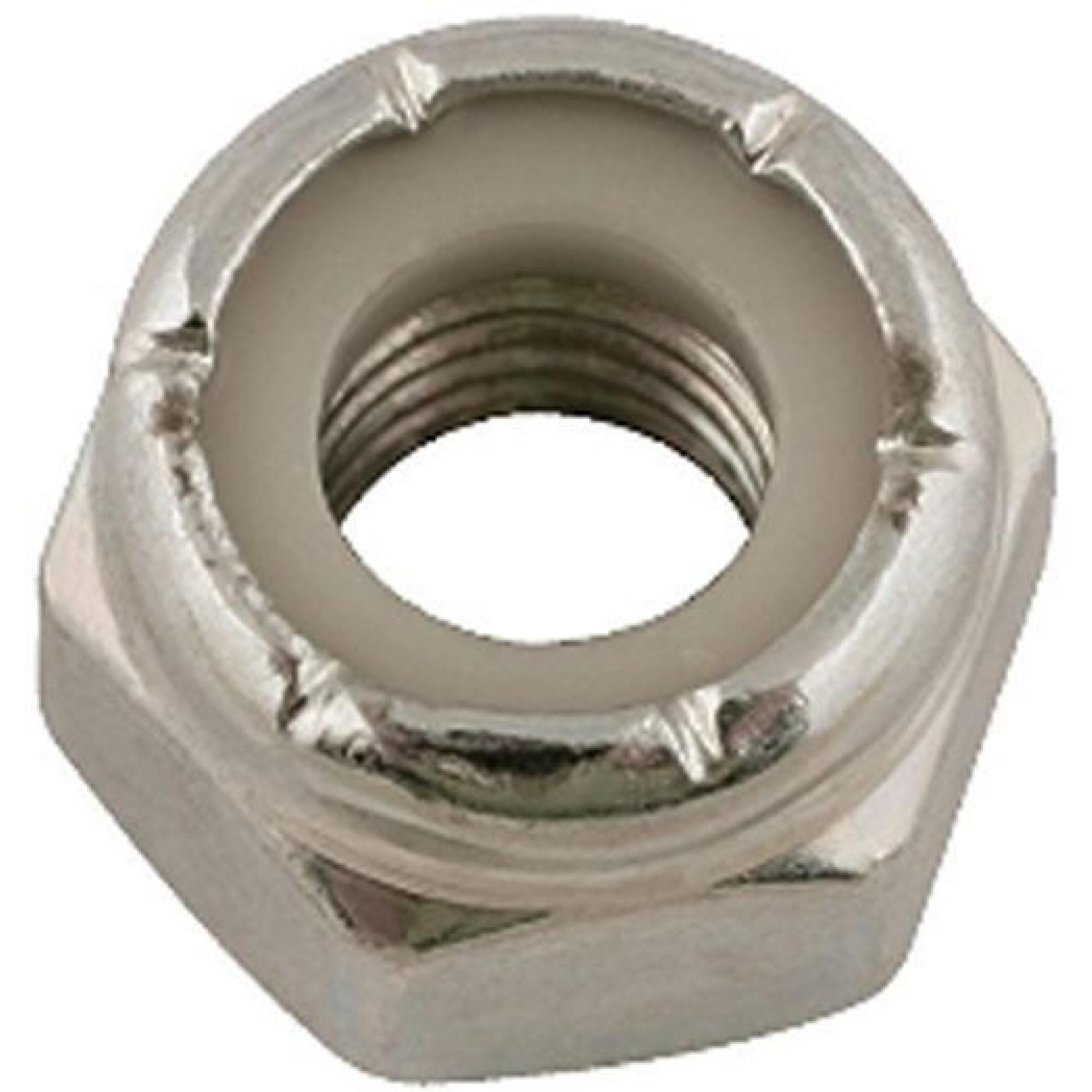Nylon Locking Nuts 1/4 UNF Bzp (50) Imperial Nylock Lock Locking