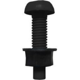Number Plate Screws and Nuts BLACK Indicator Light