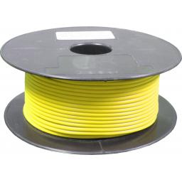 Single Core Cable 28/030 x 50m Yellow - Car Van Truck Tractor lorry Automotive Auto Electric Marine Cable Round Trailer Wire Wiring  PVC