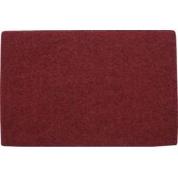 Hand Pads (Maroon) - Medium (10) - Flexible Non Woven Scrubbing Scouring Finishing Cleaning Abrasive Hand Pads 
