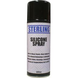 Sterling Silicone Spray Aerosol/Spray (400ml) - Grease Lube Spray Aerosol Treadmill Belt Bike Chain