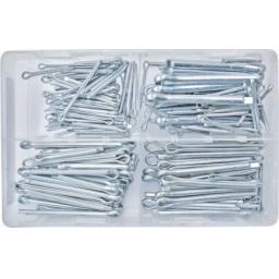 Assorted Box of  Larger-sized Split Pins (220) - Retaining Clevis / Cotter Pin 