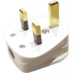 Plug Top (13A) White (10) Mains Plug 13 AMP 3 Pin Electrical Appliance Fuse Plug Top BS1363 