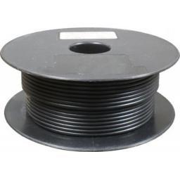 Single Core Cable 28/030 x 50m Black - Car Van Truck Tractor lorry Automotive Auto Electric Marine Cable Round Trailer Wire Wiring  PVC