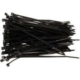 Cable Ties 200mm x 2.5mm Full Box  - Nylon Plastic Zip Wire Tie Wraps fastening electrical wiring