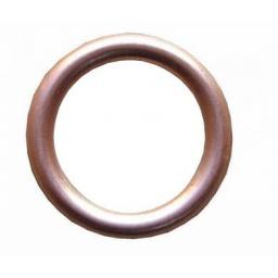 Copper Compression Washers 6 x 10 x 1.5mm - Sealing Crush Hollow Washers Oil Seal Car Sump Metric Plumbing 