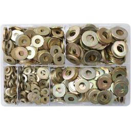 Assorted Flat Washers M5-M12 BZP (1000) used with Nuts and Flat Washers 8.8 High Tensile Fasteners Bolts Set Screws Metric
