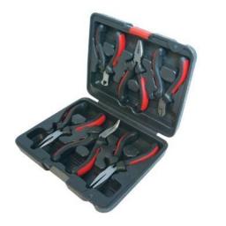 Silverline 7" Circlip Pliers Set (4 piece) Snap Ring Pliers With Case Internal & External 7" 175mm Long 