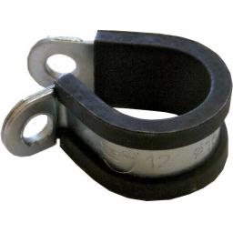 M10 Rubber Lined P Clips 10mm (50) Hosing Pipe Tubing Brake Pipe Tube Cable Wire Mounting Mount Bracket Clamp