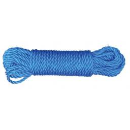 Polypropylene rope 10mm x 27m - Poly Rope  Coils Tarpaulin Camping Agriculture Marine Blue 