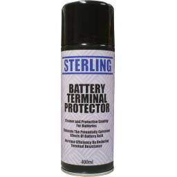 Sterling Battery Terminals Cleaner Aerosol/Spray (400ml) - Anti Corrosion Rust  Protector  Cleaner