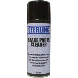 Sterling Brake Cleaner Aerosol/Spray (400ml) - - Degreaser Oil Dirt Remover Prevents Rust Corrosion and Brake Squeal