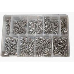 Assorted Stainless Steel Self Tapping screws (450) Self Tapper Pan Head Screws Pozi BZP Tappers A2