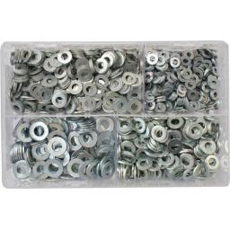 Assorted Flat Washers Imperial - BZP (Table 3) used with Nuts and Flat Washers 8.8 High Tensile Fasteners Bolts Set Screws Metric