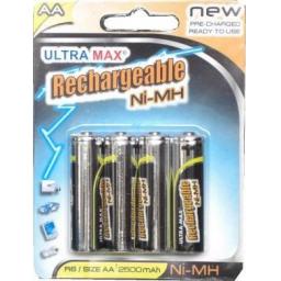 Rechargeable Battery/Batteries AA (4) - Rechargeable Battery/Batteries AA Ni-MH Phone Remote Camera Toys