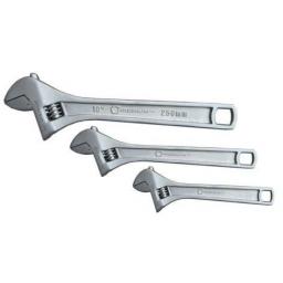 Silverline Set of 3 Adjustable Wrenches (6",8",10") Adjustable Pipe Jaw Spanner Plumber Mechanic