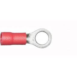 Red Ring 5.3mm (2BA)(crimps terminals)  - Red Car Auto Van Wiring Crimp Electrical Crimping Ring Connectors - Auto Electric Cable Wire