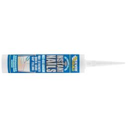 Everbuild Instant Nails 310ml - Solvent Free Grab Adhesive - Skirting Door Wall