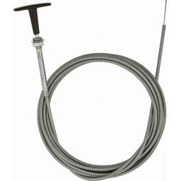 Control Cable (10 ft) - Stop Choke Cable Piano Wire Control Bonnet Throttle Engine Fuel Commercial