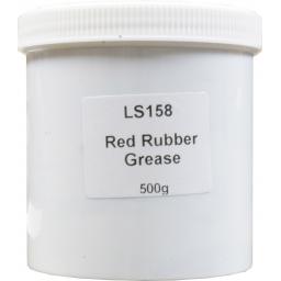 Red Rubber Grease (500g) - Red Rubber Grease Tub Brake Caliper Pistons & Hydraulic Systems 500g