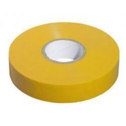 PVC insulation Tape BS3924 Yellow 19mm X 20m - Electrical Insulating Flame Retardant Cable Repair Electric Wiring Colour 