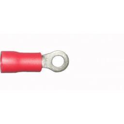 Red Ring 3.2mm (6BA)(crimps terminals)  - Red Car Auto Van Wiring Crimp Electrical Crimping Ring Connectors - Auto Electric Cable Wire