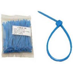 Cable Ties 300mm x 4.8mm Blue  - Nylon Plastic Zip Wire Tie Wraps fastening electrical wiring
