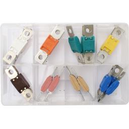 Assorted Box of  Mega Fuses (20) - Car Auto Motorbike Truck Lorry Wiring Electrical Auto Cable Wire