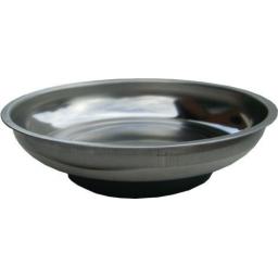 Silverline Magnetic Parts Bowl 145mm diameter - Storage  Holder Tray Dish for Holding Nuts Bolts Screws 