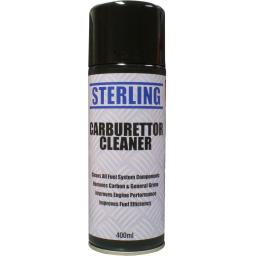 Sterling Carburettor Cleaner Aerosol/Spray (400ml) - Carb Clean Cleaning Chokes Maintenance for for Car and Motorcycle