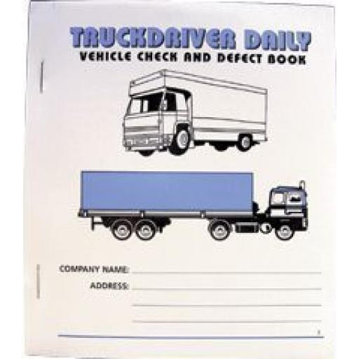 Defect Book (20 Page) -tachographs - truck lorry wagon taco tacos