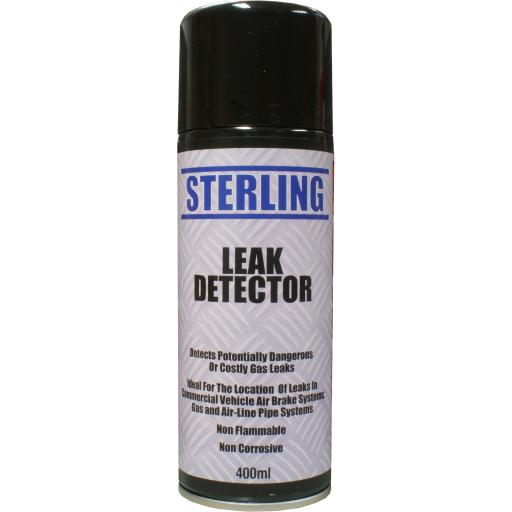 Sterling Leak Detector Aerosol/Spray (400ml) - Ideal for the location of leaks in commercial vehicle air brake systems, gas and air-line systems 