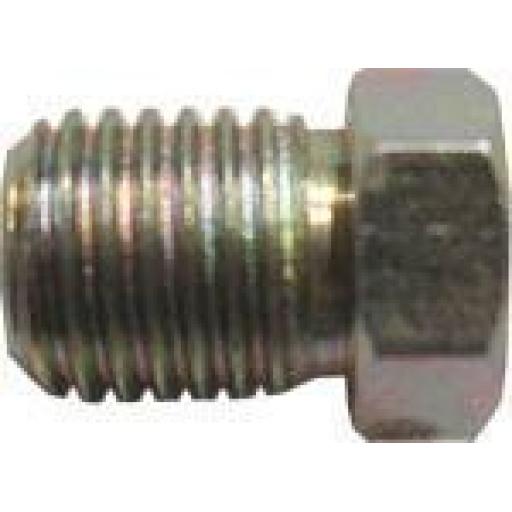 Copper Brake Pipe Nuts 10mm x 1.25 long male (50) - Car auto connectors Nuts Unions 