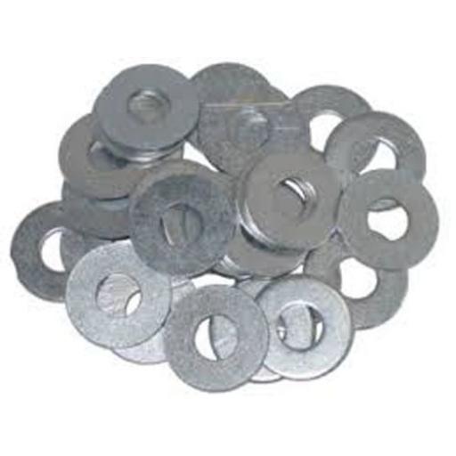 Heavy Duty Flat Washers 5mm Bzp (500) use with Nut Bolt Set Screw Fasteners