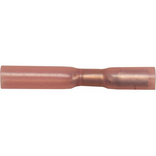 Red Female Bullet (heatshrink) - Fully Insulated (25) Heatshrink Joiner Wiring Terminals Crimp 3:1 Adhesive Lined  Heat Shrink Waterproof