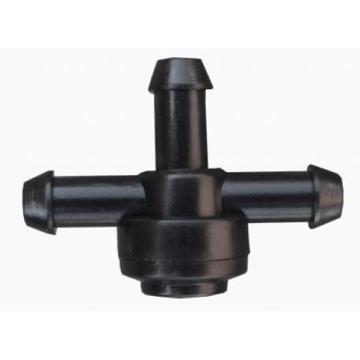 Non return Valves - T Piece  - Non Return  Valve For Windscreen Window Washer Water Tubing Jets 