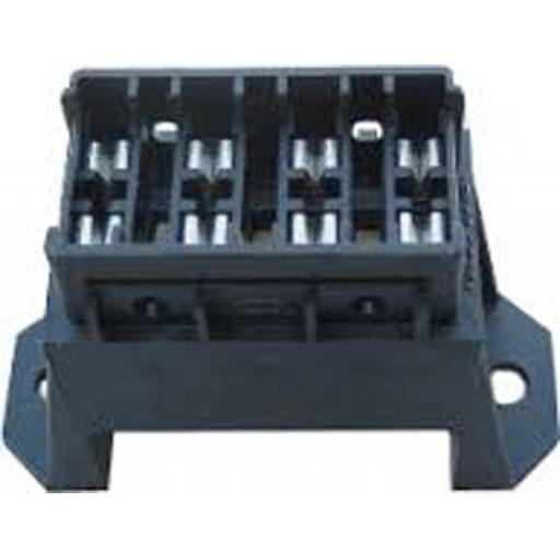 Blade Fuse Box (4 way) -  Car Auto Wiring Electrical Female Connectors - Auto Cable