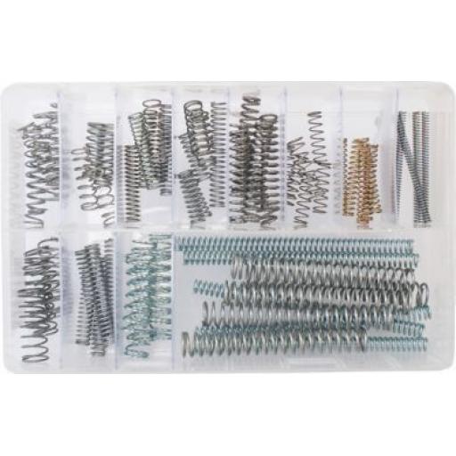 Assorted Box of  Compression Springs (Qty 70) - Extension Tension Compression Extended Compressed
