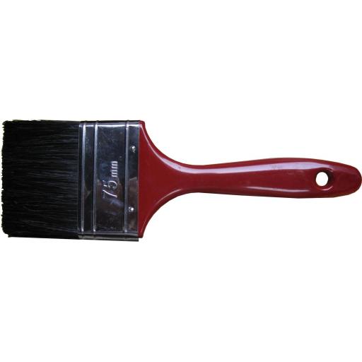 Pack of Quality Paint Brushes 3" (3) - Paint Brush Brushes Decorating DIY Painting