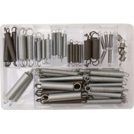 Assorted Box of  Expansion Springs (70) - Tension Extension Expanding Extending Springs 