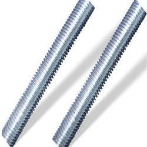 Screwed Rod 1/4" - 3/8" UNF (25)  - Threaded Bar Imperial Steel Zinc Plated All Fully Thread Studding Rod Fastener